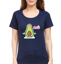 Load image into Gallery viewer, Avocado Relax T-Shirt for Women-Navy Blue-Ektarfa.online
