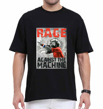 Load image into Gallery viewer, Rage Against The Machine Oversized T-Shirt for Men-Black-Ektarfa.online
