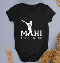 Load image into Gallery viewer, MS Dhoni (MSD) Kids Romper For Baby Boy/Girl-Black-Ektarfa.online
