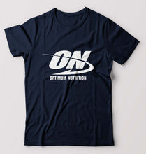 Load image into Gallery viewer, optimum nutrition (ON) T-Shirt for Men-Navy Blue-Ektarfa.online
