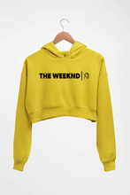 Load image into Gallery viewer, The Weeknd Crop HOODIE FOR WOMEN-Mustard Yellow-Ektarfa.online
