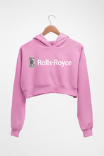 Load image into Gallery viewer, Rolls Royce Crop HOODIE FOR WOMEN-Light Baby Pink-Ektarfa.online
