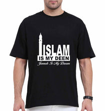 Load image into Gallery viewer, Islam Oversized T-Shirt for Men-Black-Ektarfa.online
