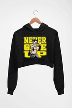 Load image into Gallery viewer, John Cena WWE Crop HOODIE FOR WOMEN-Black-Ektarfa.online
