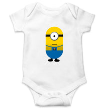 Load image into Gallery viewer, Minion Dispicable me Kids Romper For Baby Boy/Girl-0-5 Months(18 Inches)-White-Ektarfa.online
