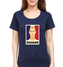 Load image into Gallery viewer, Zidane T-Shirt for Women-Navy Blue-Ektarfa.online
