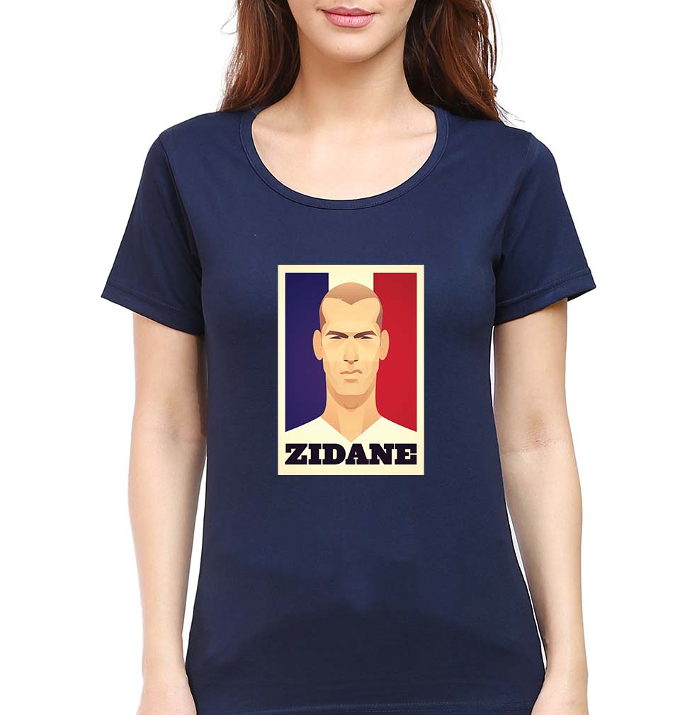 Zidane T-Shirt for Women-Navy Blue-Ektarfa.online