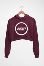 Load image into Gallery viewer, Ronnie O&#39;Sullivan Snooker Crop HOODIE FOR WOMEN-Maroon-Ektarfa.online
