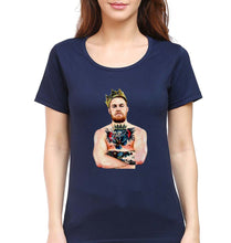 Load image into Gallery viewer, Conor McGregor UFC T-Shirt for Women-Navy Blue-Ektarfa.online
