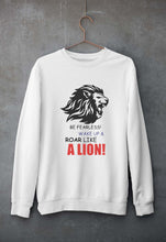 Load image into Gallery viewer, Lion Unisex Sweatshirt for Men/Women-White-Ektarfa.online
