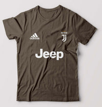 Load image into Gallery viewer, Juventus F.C. 2021-22 T-Shirt for Men-Olive Green-Ektarfa.online
