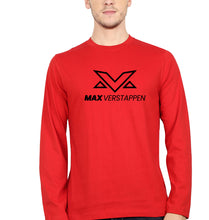 Load image into Gallery viewer, Max Verstappen Full Sleeves T-Shirt for Men-S(38 Inches)-Red-Ektarfa.online
