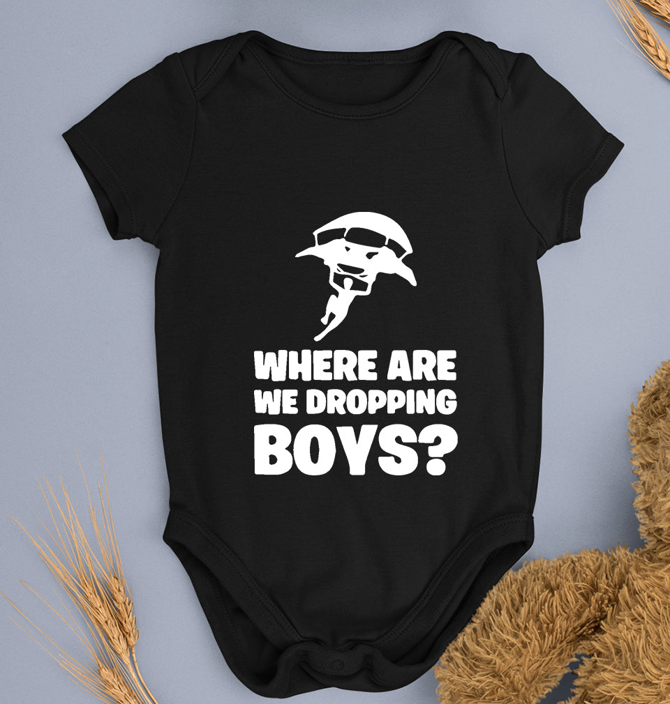 PUBG Where Are We Dropping Boys Kids Romper Kids Romper For Baby Boy/Girl