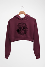 Load image into Gallery viewer, Hufflepuff Harry Potter Crop HOODIE FOR WOMEN-Maroon-Ektarfa.online
