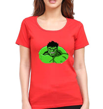 Load image into Gallery viewer, Hulk Superhero T-Shirt for Women-Red-Ektarfa.online
