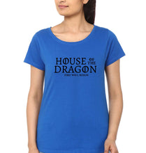 Load image into Gallery viewer, House of the Dragon (GOT) T-Shirt for Women-Royal Blue-Ektarfa.online
