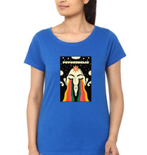 Load image into Gallery viewer, Psychedelic T-Shirt for Women-Royal Blue-Ektarfa.online
