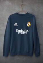 Load image into Gallery viewer, Real Madrid 2021-22 Unisex Sweatshirt for Men/Women-Navy Blue-Ektarfa.online
