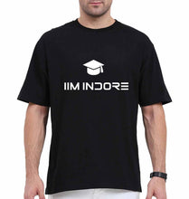 Load image into Gallery viewer, IIM I Indore Oversized T-Shirt for Men-Black-Ektarfa.online
