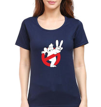 Load image into Gallery viewer, Ghostbusters T-Shirt for Women-Navy Blue-Ektarfa.online
