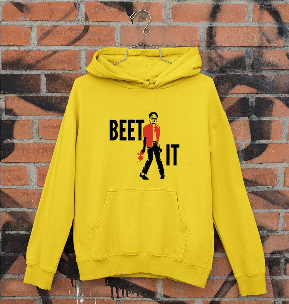 Dwight Schrute Unisex Hoodie for Men/Women-Mustard Yellow-Ektarfa.online