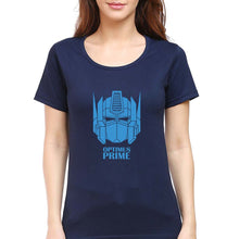 Load image into Gallery viewer, Optimus Prime T-Shirt for Women-Navy Blue-Ektarfa.online

