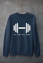 Load image into Gallery viewer, Gym Unisex Sweatshirt for Men/Women-Navy Blue-Ektarfa.online
