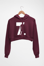 Load image into Gallery viewer, Cristiano Ronaldo CR7 Crop HOODIE FOR WOMEN-Maroon-Ektarfa.online
