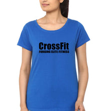 Load image into Gallery viewer, CrossFit T-Shirt for Women-Royal Blue-Ektarfa.online
