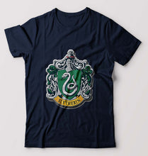 Load image into Gallery viewer, Slytherin Harry Potter T-Shirt for Men-Navy Blue-Ektarfa.online
