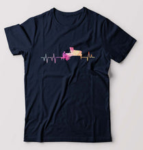 Load image into Gallery viewer, Piano T-Shirt for Men-Navy Blue-Ektarfa.online
