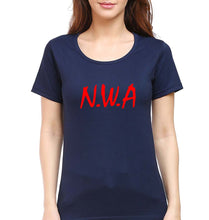 Load image into Gallery viewer, NWA T-Shirt for Women-Navy Blue-Ektarfa.online
