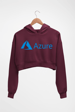 Load image into Gallery viewer, Azure Crop HOODIE FOR WOMEN-Maroon-Ektarfa.online
