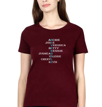 Load image into Gallery viewer, Riverdale T-Shirt for Women-Maroon-Ektarfa.online

