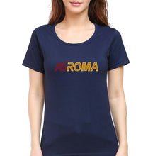 Load image into Gallery viewer, A.S. Roma T-Shirt for Women-Navy Blue-Ektarfa.online
