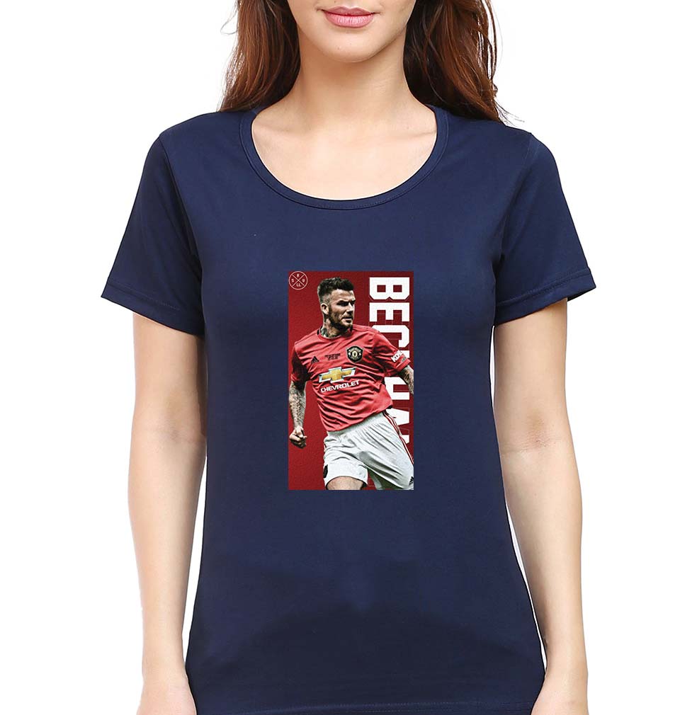 David Beckham T-Shirt for Women-Navy Blue-Ektarfa.online