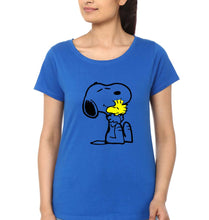 Load image into Gallery viewer, Snoopy T-Shirt for Women-Royal Blue-Ektarfa.online
