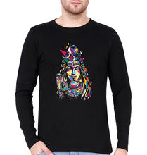 Load image into Gallery viewer, Shiv Full Sleeves T-Shirt for Men-Black-Ektarfa.online
