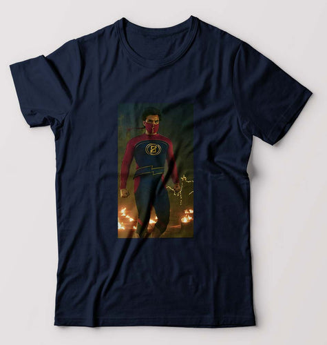 Minnal Murali T-Shirt for Men-Navy Blue-Ektarfa.online