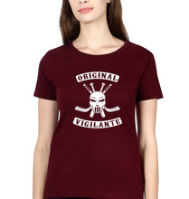 Load image into Gallery viewer, Casey Jones T-Shirt for Women-Maroon-Ektarfa.online
