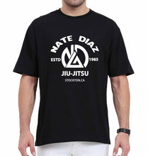 Load image into Gallery viewer, Nate Diaz UFC Oversized T-Shirt for Men-Black-Ektarfa.online

