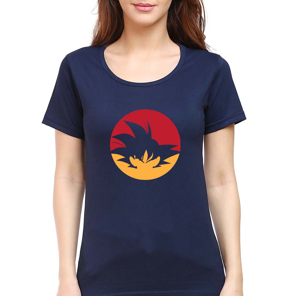 Dragon Ball Z T-Shirt for Women-Navy Blue-Ektarfa.online