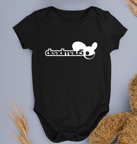 Deadmau5 Kids Romper For Baby Boy/Girl-Black-Ektarfa.online
