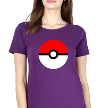 Load image into Gallery viewer, Pokémon T-Shirt for Women-Purple-Ektarfa.online
