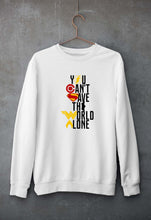 Load image into Gallery viewer, You Can&#39;t Save The World Alone Justice League Unisex Sweatshirt for Men/Women-White-Ektarfa.online
