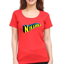 Load image into Gallery viewer, Nikamma T-Shirt for Women-Red-Ektarfa.online
