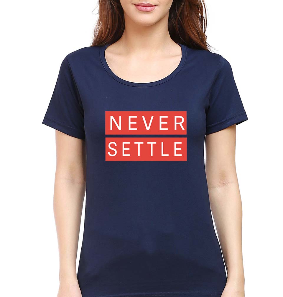 OnePlus T-Shirt for Women-Navy Blue-Ektarfa.online