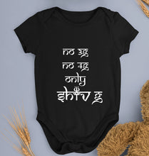 Load image into Gallery viewer, Mahakal Mahadev Bholenath Shiva Shivji Kids Romper For Baby Boy/Girl-0-5 Months(18 Inches)-Black-Ektarfa.online
