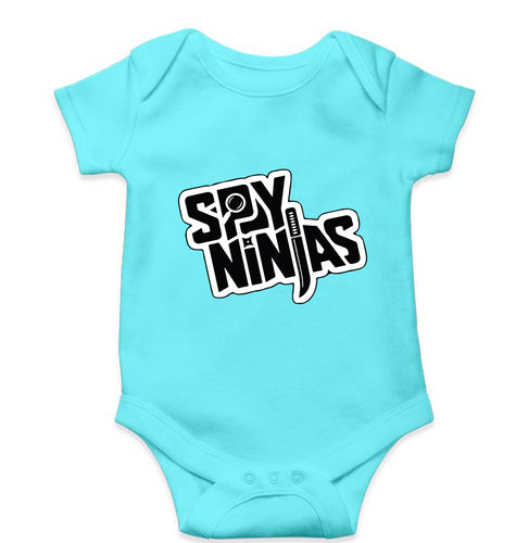 Spy Ninja Kids Romper For Baby Boy/Girl-Sky Blue-Ektarfa.online