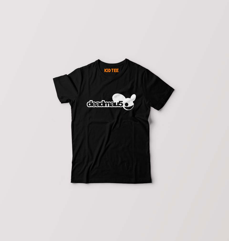 Deadmau5 Kids T-Shirt for Boy/Girl-Black-Ektarfa.online